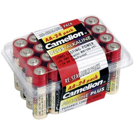 batterijen Alkaline Plus AA LR6 24 stuks