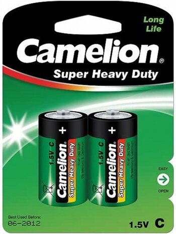 batterijen LongLife R14-C Alkaline 1.5V 2 stuks