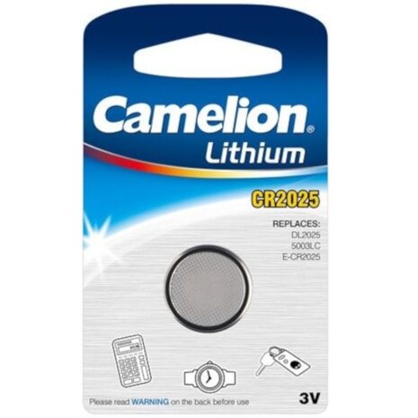 batterij knoopcel Lithium 3V CR2025 per stuk