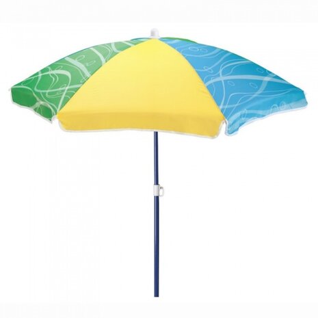 parasol Seaside 106,7 cm geel/blauw/groen