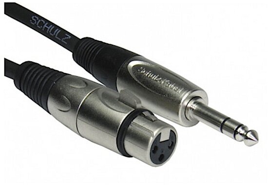 aansluitingskabel stereo-apparatuur UAW 7,5 m zwart