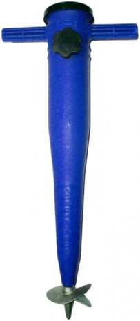 parasolhouder 38-50 mm aluminium 40 cm blauw