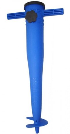 parasolhouder 23-35 mm kunststof 32 cm blauw