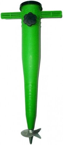 parasolhouder 23-35 mm aluminium 32 cm groen