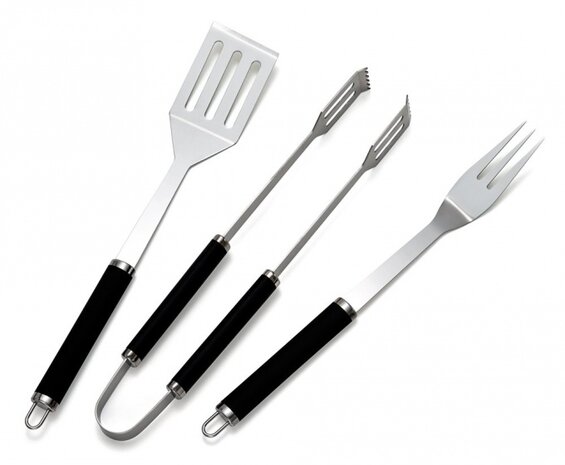 grillset Flash Classic staal 42 cm chroom 3-delig