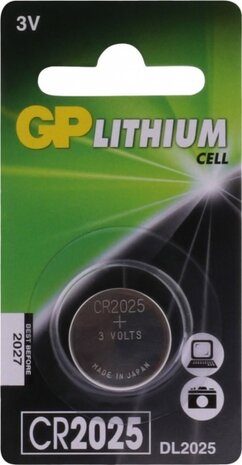 CR2025 Lithium-knoopcelbatterijen 3V per stuk