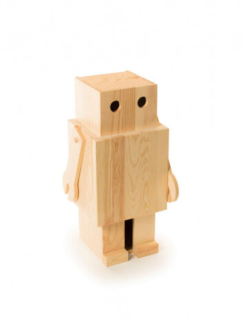 wijnkist Robox 42,3 x 17,4 x 12,7 cm blank hout