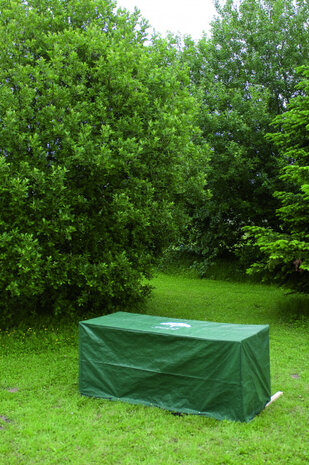 dekzeil loungestoel polyetheen 170 x 76 x 76 cm groen