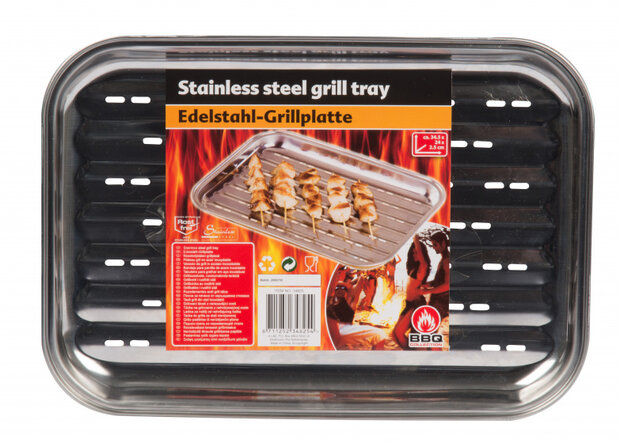 Barbecue grillplaat 34,5 x 24 x 2,5 cm