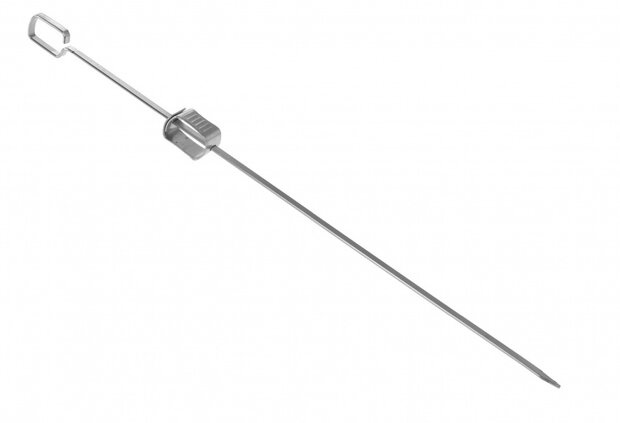 vleesspiezen 40,5 cm zilver 4 stuks