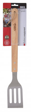 barbecuespatel met houten handvat 46 cm