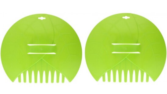 bladgrijper 36 x 31 cm groen 2 stuks