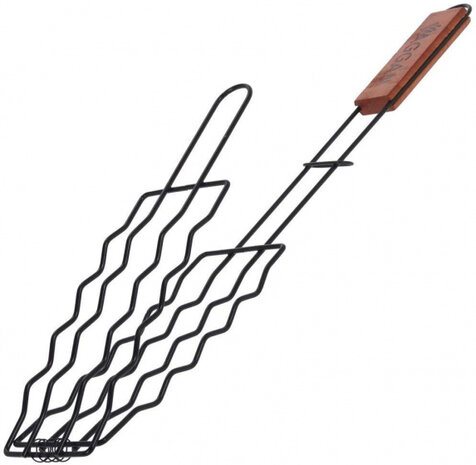 grillrooster zilver staal barbecue 17 x 9 cm