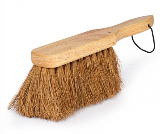 handbezem bruin 22 cm