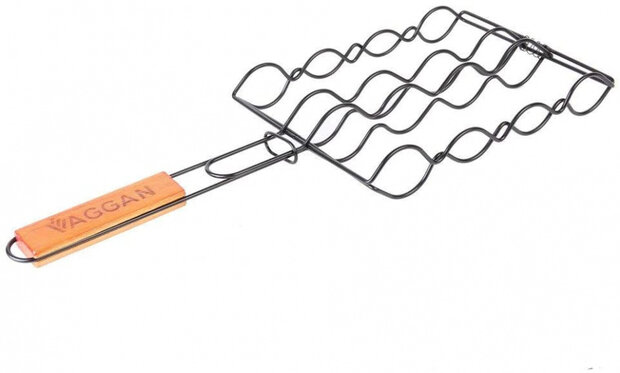grillrooster zilver staal barbecue 27 x 19 cm