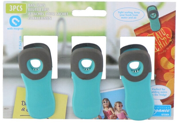 zakklemmen blauw 3 stuks