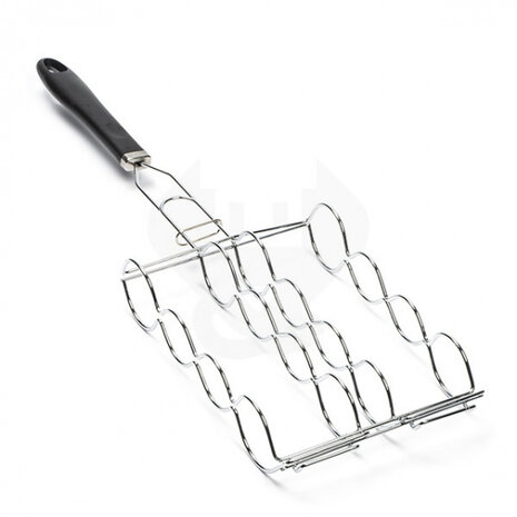 maisklem zilver staal barbecue 54 x 18,5 cm