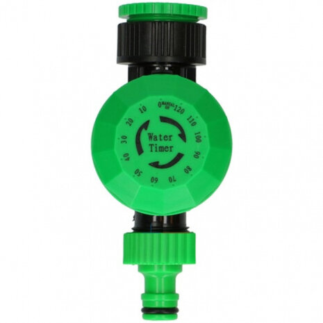 watertimer 15 x 10 cm groen