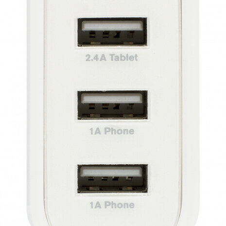 3 Port USB adapter VK stekker