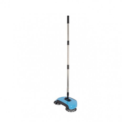 vloerborstel 3-in-1 115 x 35 cm blauw