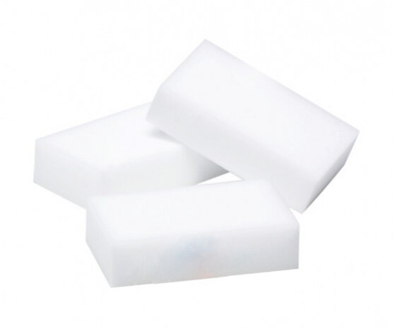 magische spons 3 stuks wit