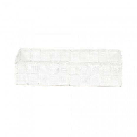 ladeverdeler Stan groot 30 x 12 x 7 cm stof wit