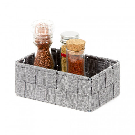 ladeverdeler Stan middelgroot 18 x 12 x 7 cm stof grijs