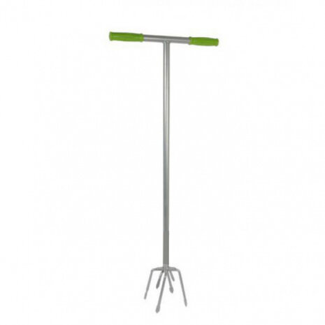 tuinwoeler 96 x 38 cm staal groen/zilver