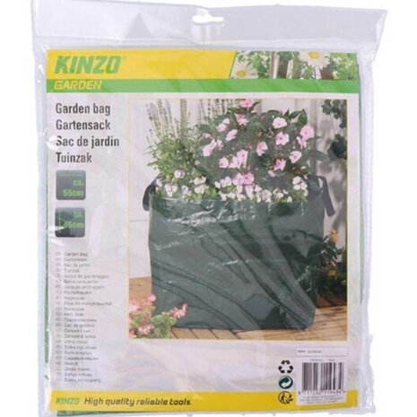 tuinafvalzak 55 x 55 x 45 cm donkergroen