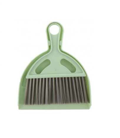 stoffer en blik groen 20 cm