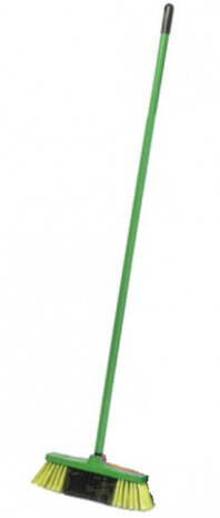 bezem groen 129 cm