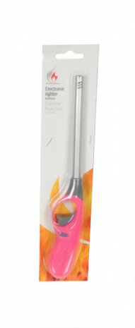 flxibele aansteker Electronic Lighter 29 cm roze