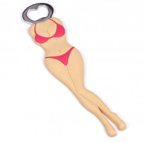 flessenopener Bikini 20,5 cm aluminium