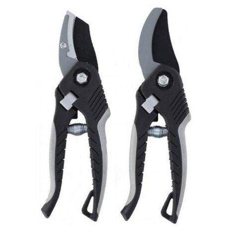 snoeischaren 20 cm grijs 2 stuks