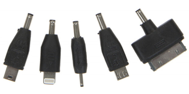 USB-verbindingskabel Sentinel 70 cm zwart 6-delig