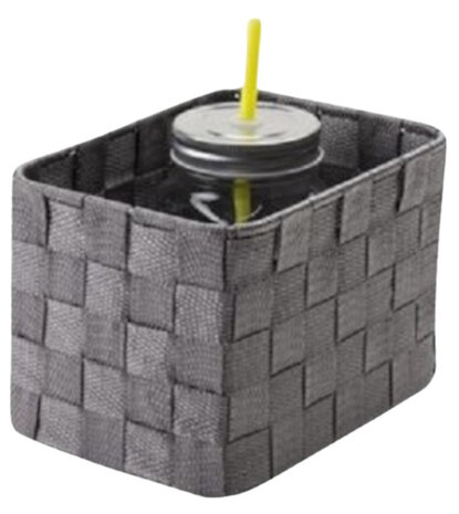 opbergmand Stan textiel 3,5 liter grijs