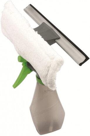 raamreinigingsset 24,5 cm pvc grijs/groen 3-delig