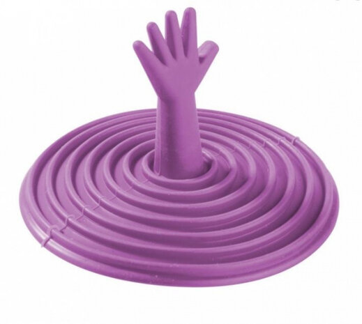 universe afvoerstop &Oslash; 6,5 x 5 cm rubber paars
