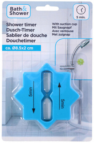 douchewekker 8,5 cm blauw