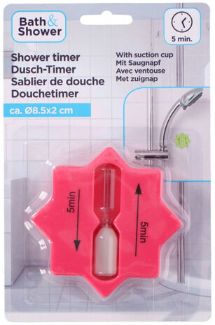 douchewekker 8,5 cm roze