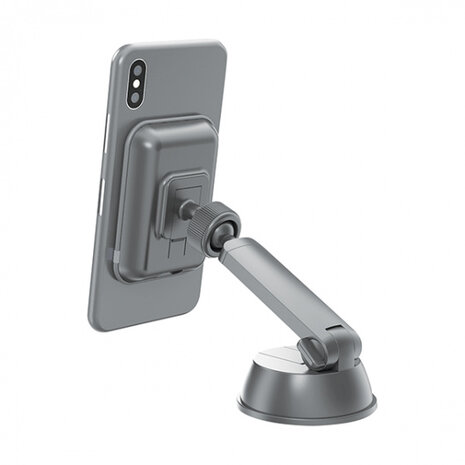 telefoonhouder Ghost draadloze oplader zwart 3-delig