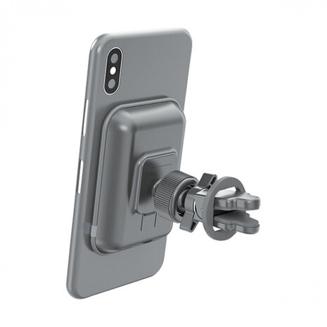 telefoonhouder Ghost draadloze oplader zwart 3-delig