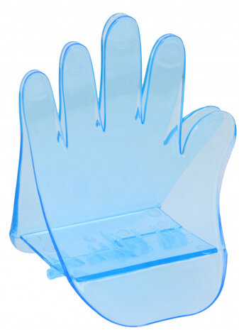 servettenhouder 16 cm polystyreen blauw