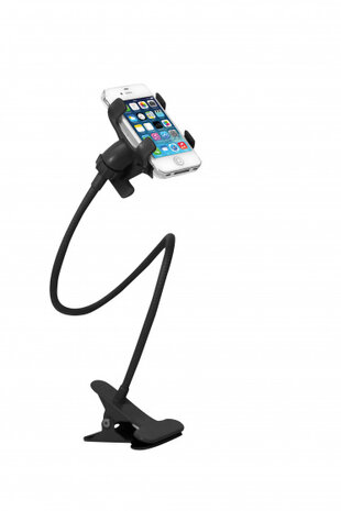 telefoonhouder Lazy Arm 65 cm zwart