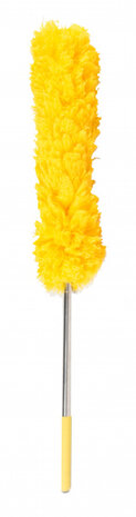 uitschuifbare plumeau 80-280 cm microfiber geel