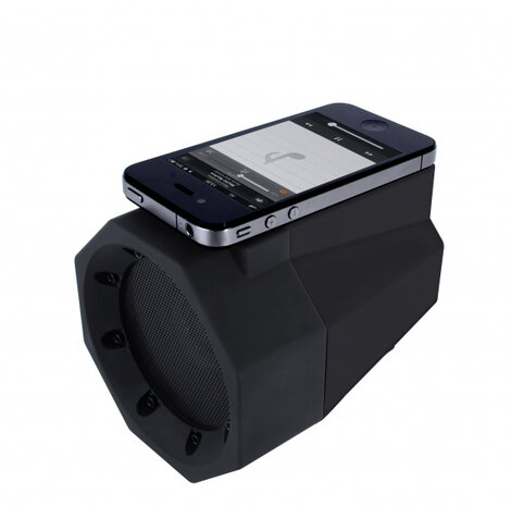luidspreker Boombox bluetooth 12,5 cm zwart