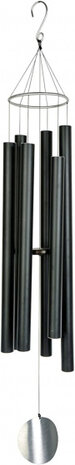 windgong Aureole Tunes 90 cm aluminium zwart