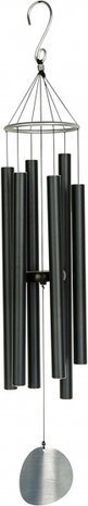windgong Aureole Tunes 165 cm aluminium zwart