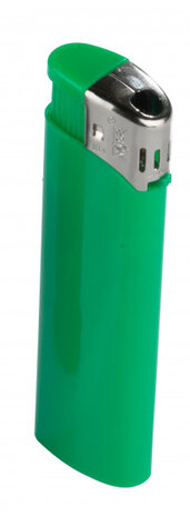 elektronische aansteker 2,4 x 8,2 cm PVC groen