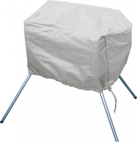 beschermhoes barbecue grill medium 60 x 30 cm polyester grijs